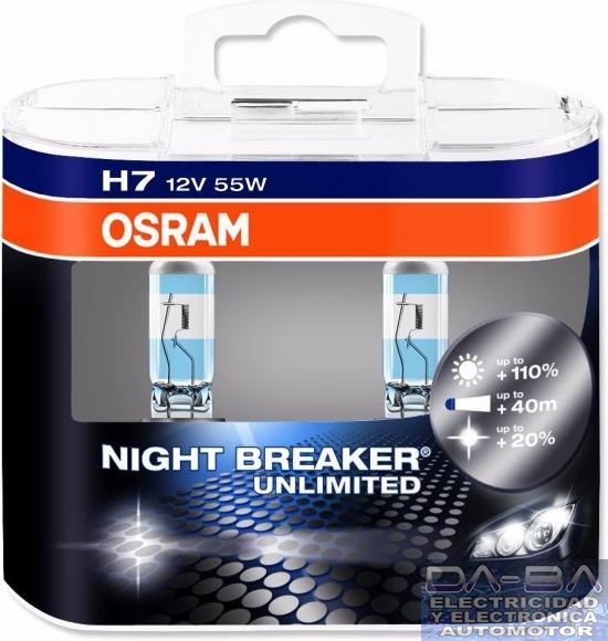 Lampara H7 Osram Night Breaker Unlimited
