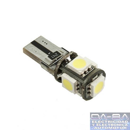 Lampara T10 5 Led 2825 Canbus